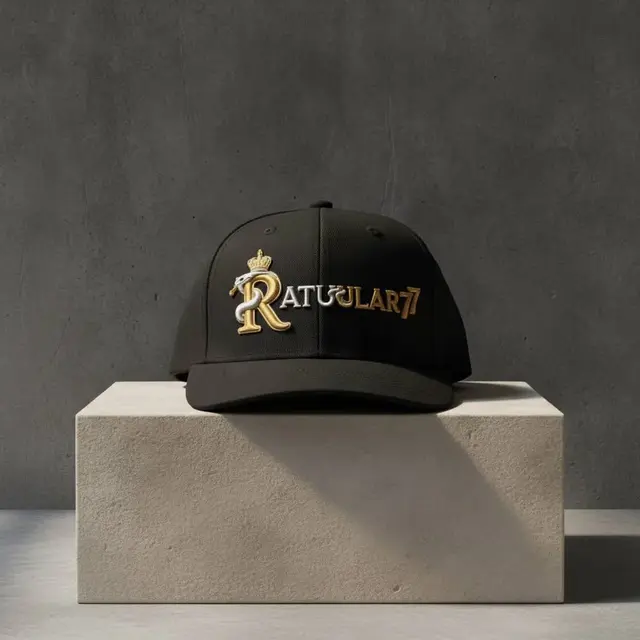 Ratuular77 Topi Snapback Warna Hitam Edisi Khusus